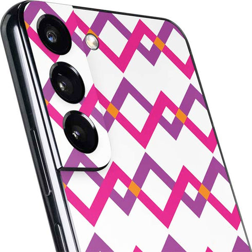 Chevron White Out Galaxy S22 Plus Skin